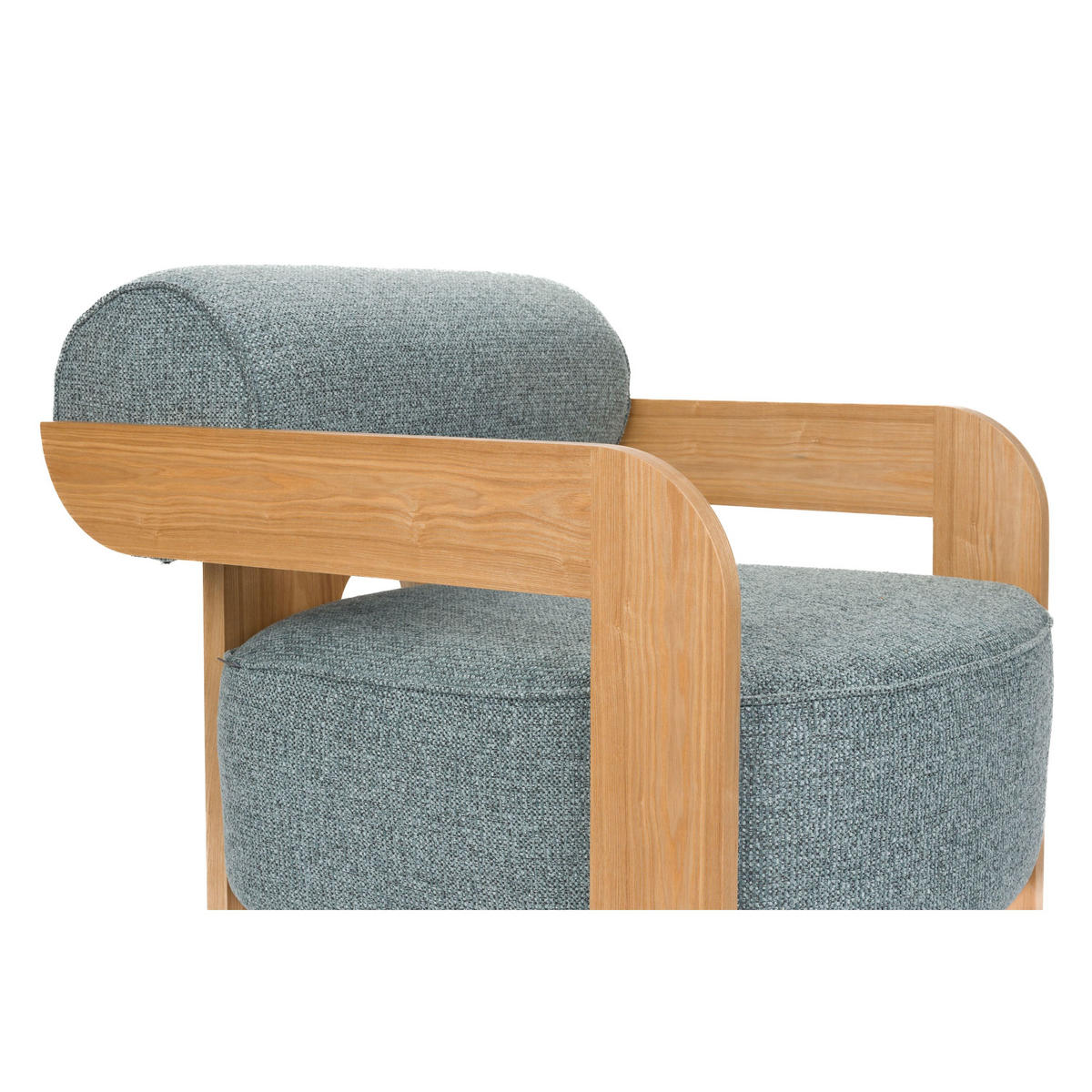 SESSEL Oolong Blau/ Grau - Blau, Kunststoff (72.5/76/90cm) - Zuiver