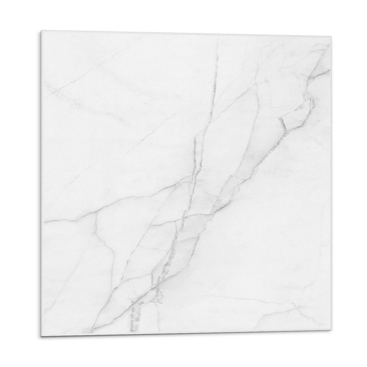 WANDPANEEL 4x 50x50 cm selbstklebend Aurina - Weiß Hochglanz, Kunststoff (50/1.6/50cm) - Wallfluent