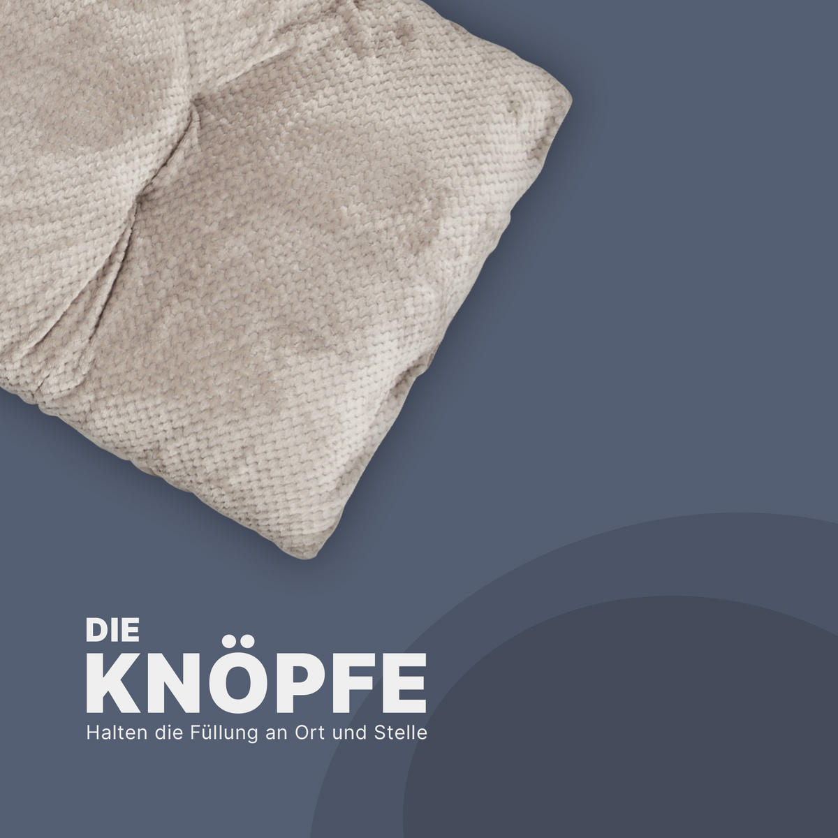 SITZKISSEN Cashmere-Touch 70x120cm Taupe - Taupe, Kunststoff/Textil (120/70/15cm)