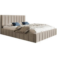 BETT Beige OLDO 10 Mit Bettkasten 140x200 cm - Pink/Beige, Textil (140/200cm) - Sepro Meble