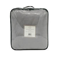 DECKE in Kaninchenoptik 220 x 240 cm, 610 g/m² – Cocoon Hellgrau - Grau, Textil (220/240cm) - LE COMPTOIR DE LA PLAGE