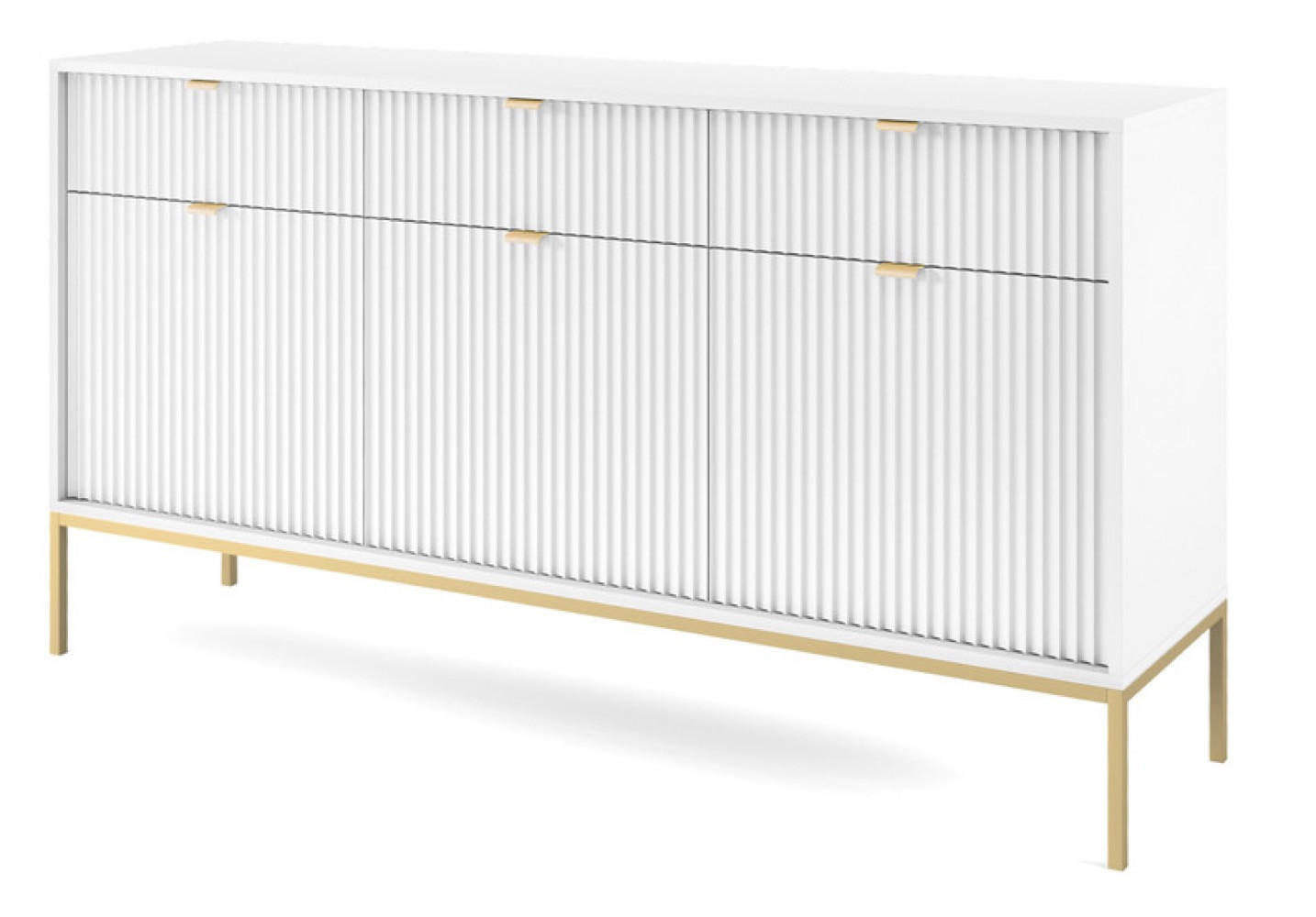 Sepro Meble Sideboard Weiß 154x83x39 cm