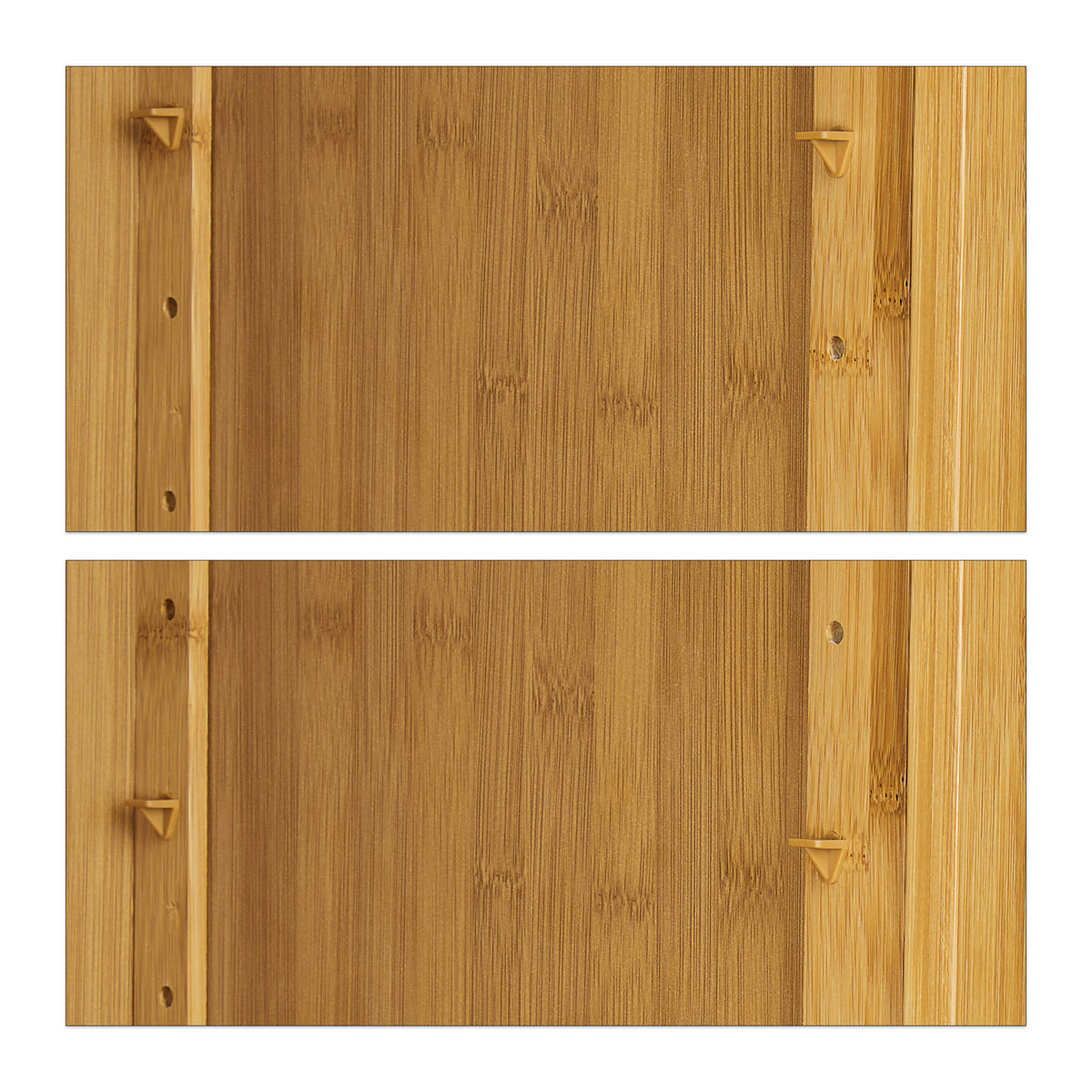 BADREGAL - Hellbraun, Holz (33.5/170/28cm) - Relaxdays