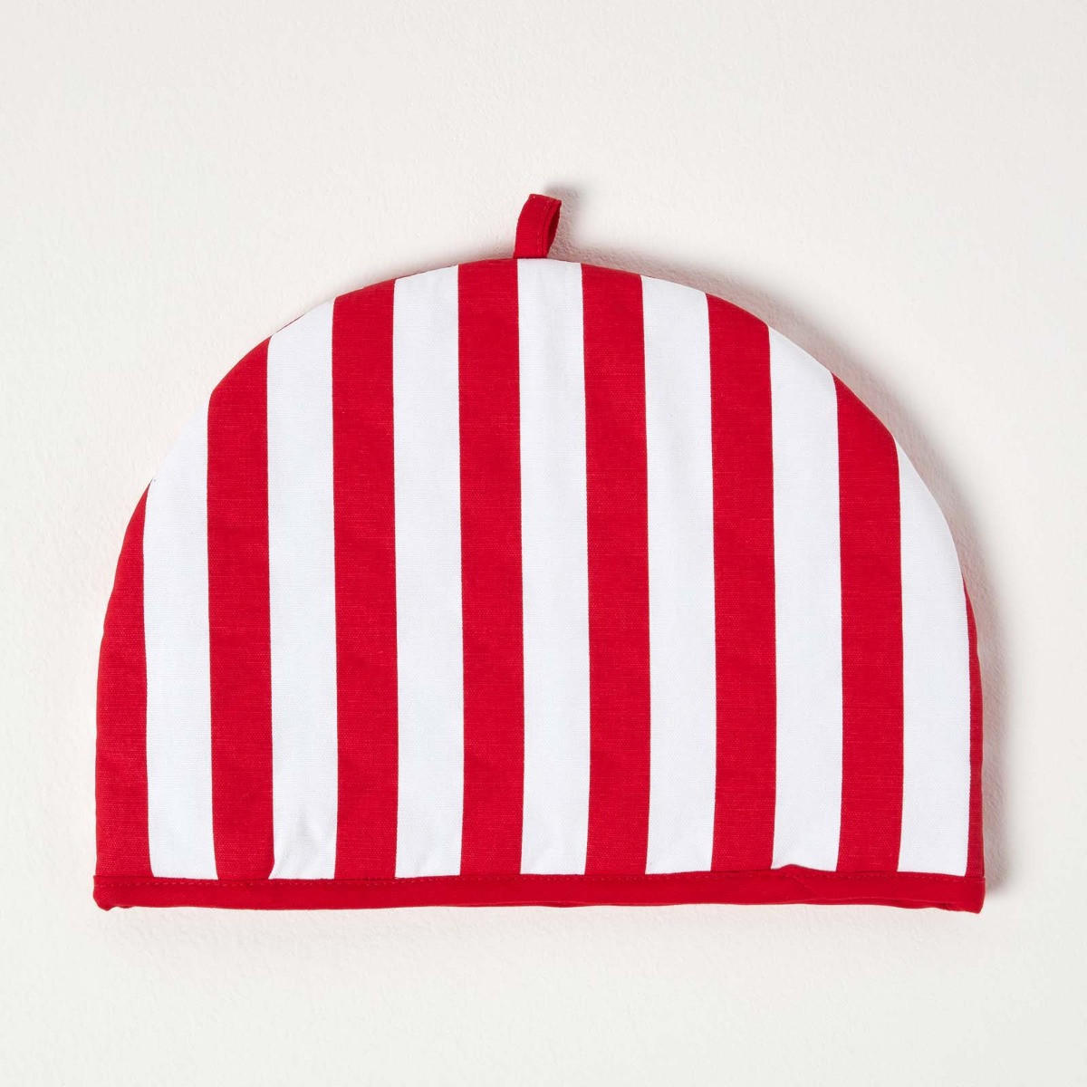 TEA COSY – Stoff-Teewärmer Polka Dots - Rot, Textil (36/24/36cm) - Homescapes