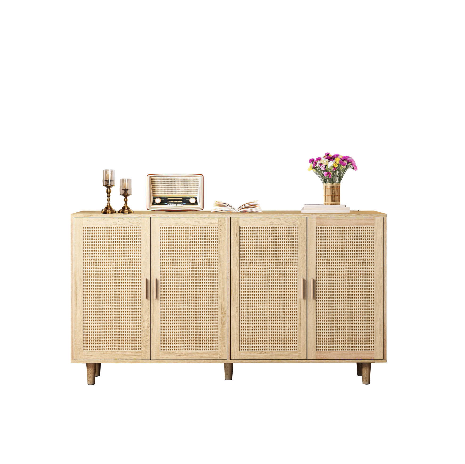 Okmyhome Sideboard Natur 40x88x158 cm