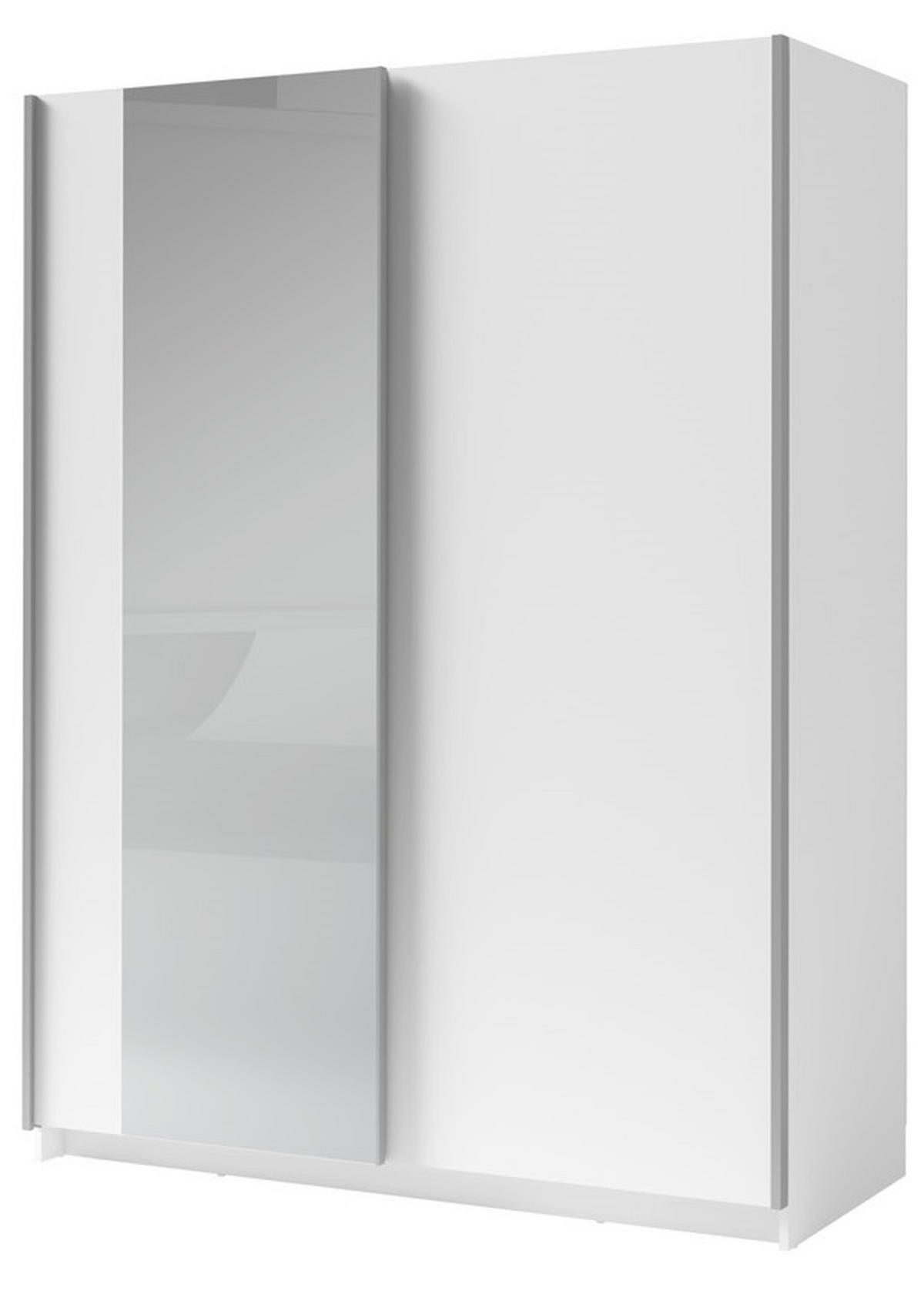 KLEIDERSCHRANK Weiß 151/199/62 - Weiß, Holzwerkstoff (151/199/62cm) - RAUMHIRSCH FURNITURE