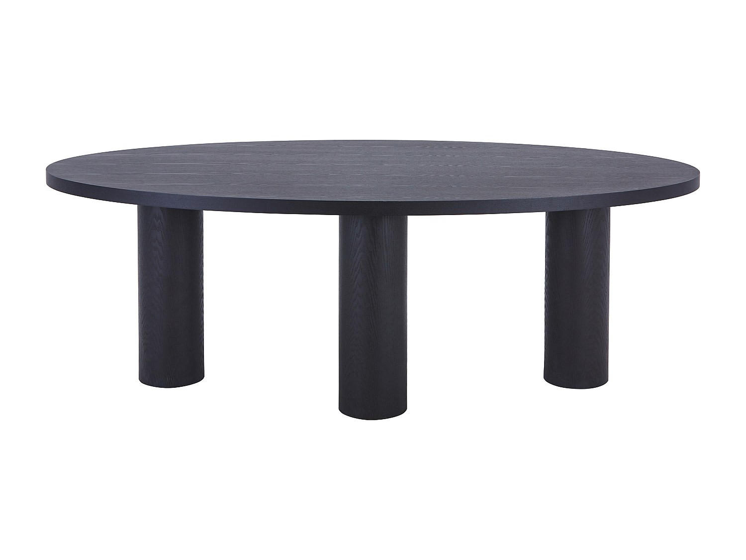 ESSTISCH - 8 Personen - Holz, Platte - Schwarz - FALYN - Schwarz, Holz (110/220/75.5cm) - Vente-Unique