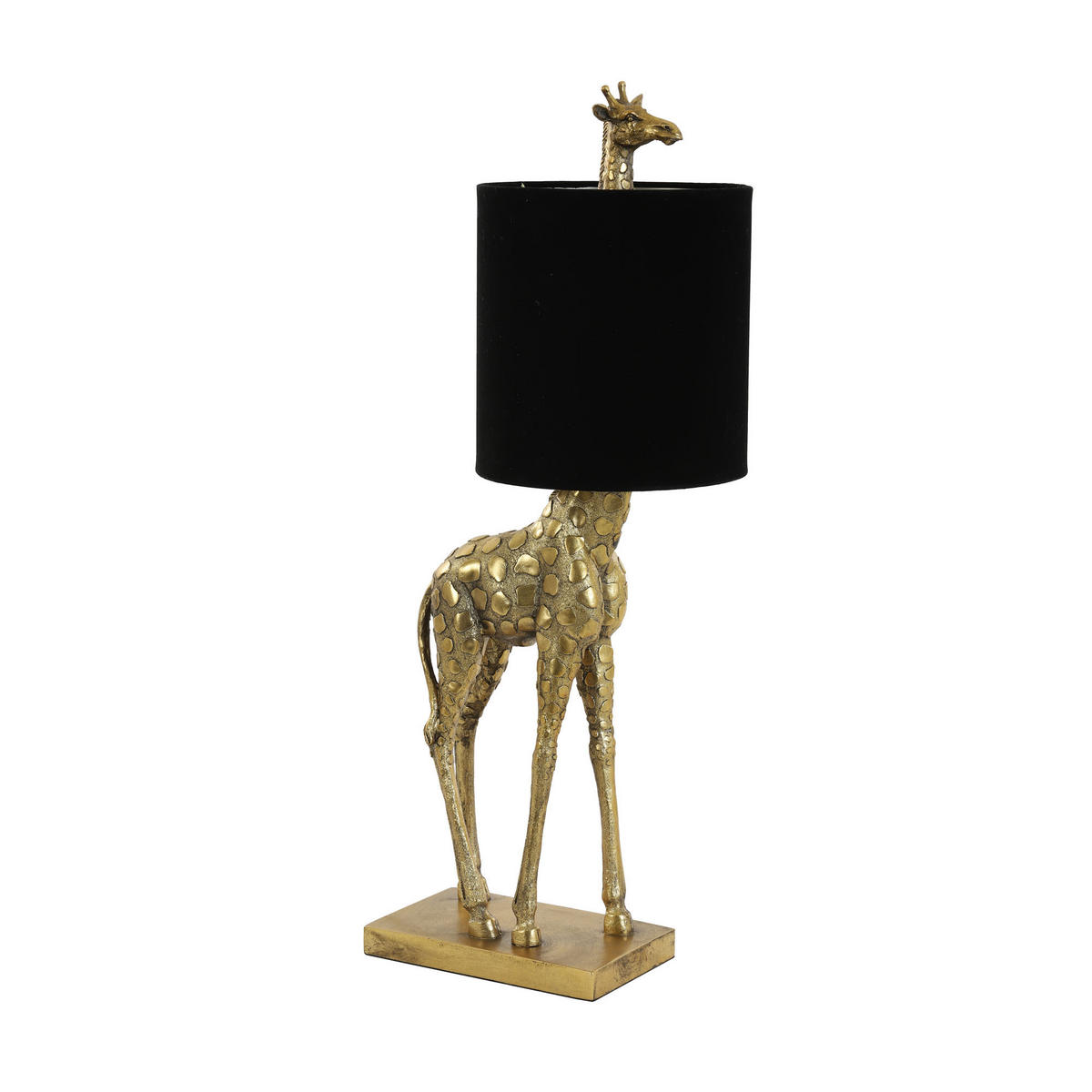 TISCHLAMPE Giraffe Bronze Ø26/61 cm - Bronzefarben, Kunststoff (26/16/61cm) - Light & Living