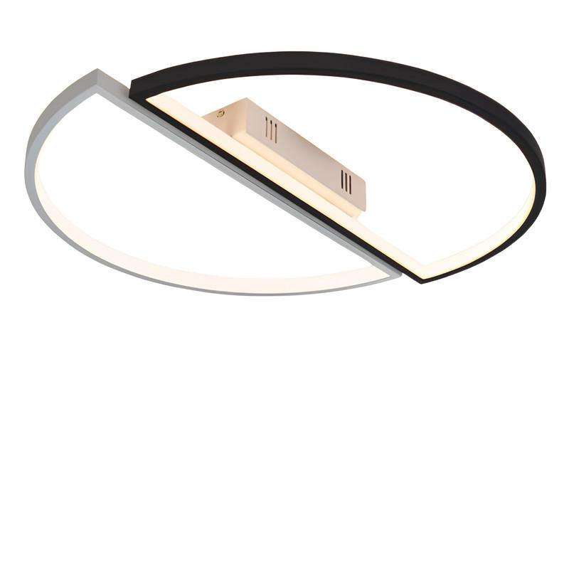 LED-DECKENLEUCHTE Lunsford 46/49/6cm - Weiß, Kunststoff (49/46/6cm) - Nettlife
