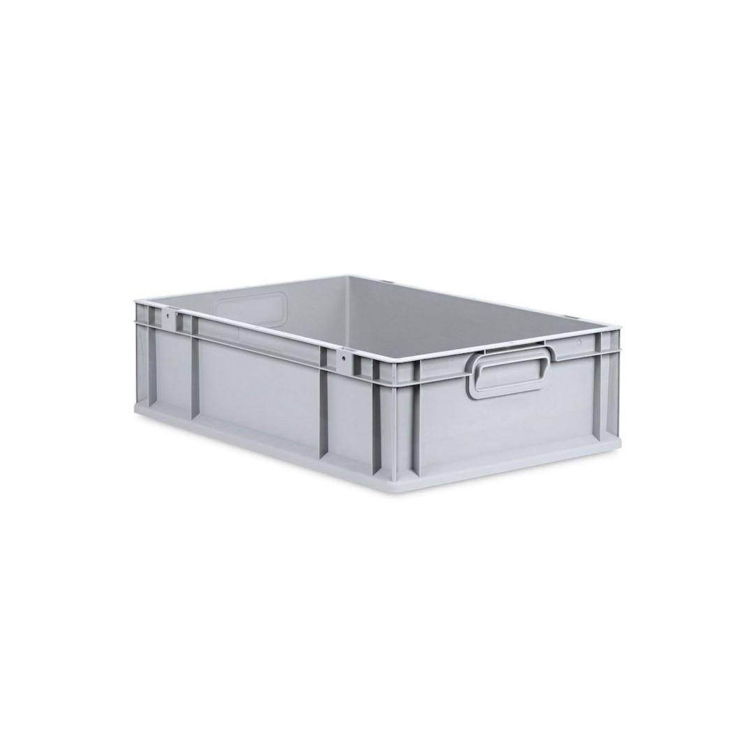 EUROBOX 5x Nextgen Economy Mit Auflagedeckel Grau/Blau Griffe Geschlossen 34 Liter - Blau, Kunststoff (40/17/60cm) - PROREGAL