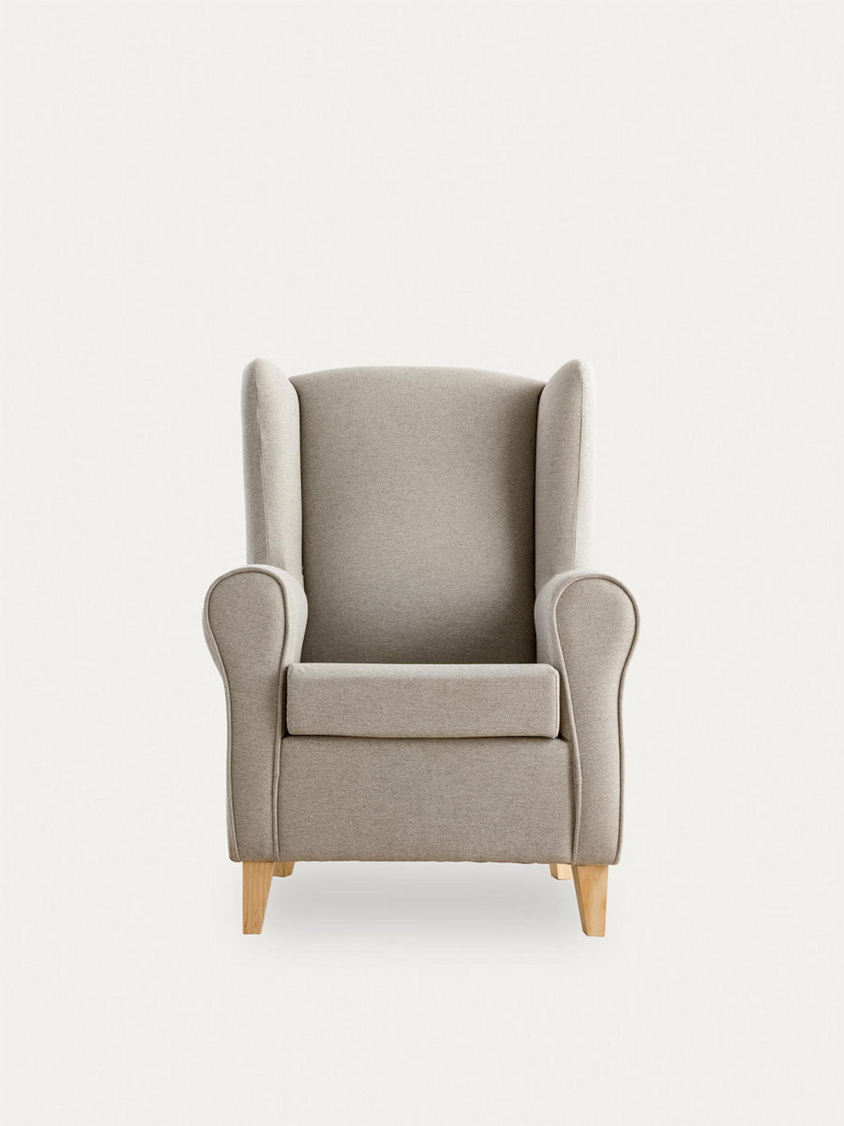 SESSEL Dan Grau 78 cm x 102 cm - Grau, Textil (78/102/82cm) - Kenay Home