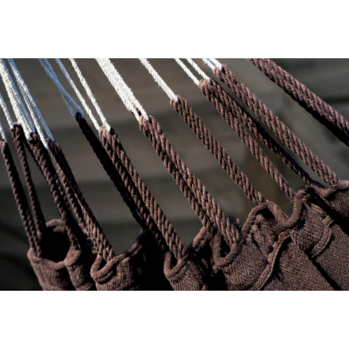 HÄNGEMATTE mit Gestell, 2 Personen, XL, 140 kg, Metall, Medelin Kaffee, einfache Montage - Braun, Metall (370/130/120cm) - Potenza