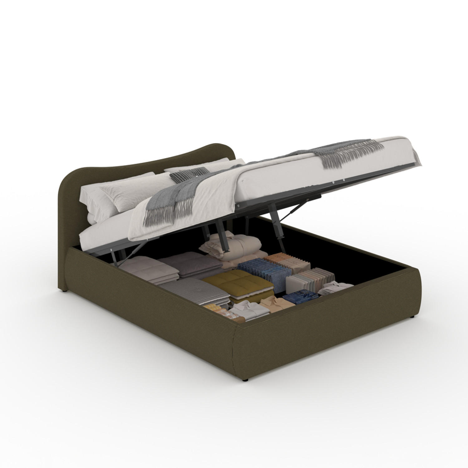 Concept Usine Bett Grün 140x190 cm