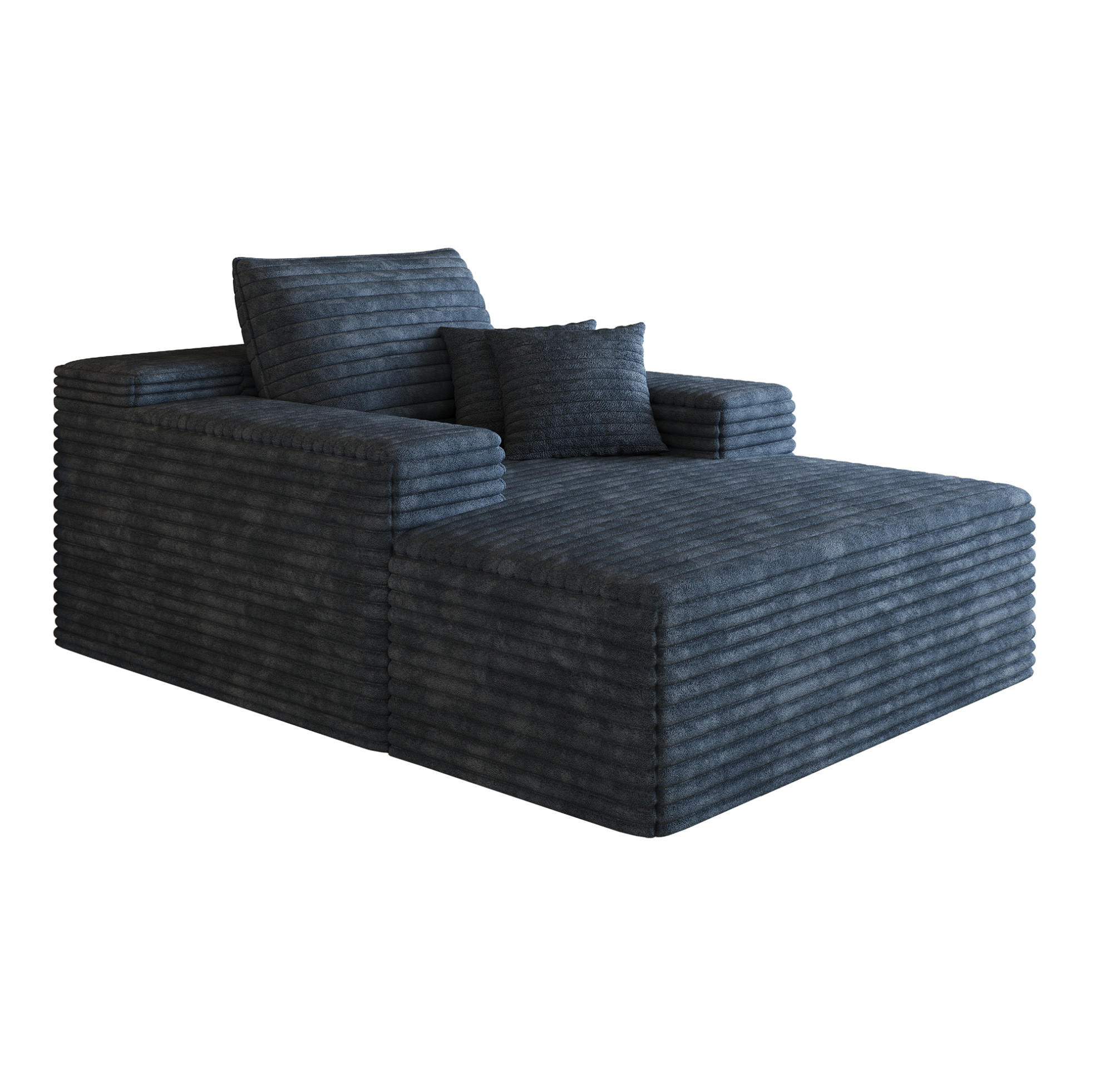 Flora Grace Sofa Blau 159x60x115 cm