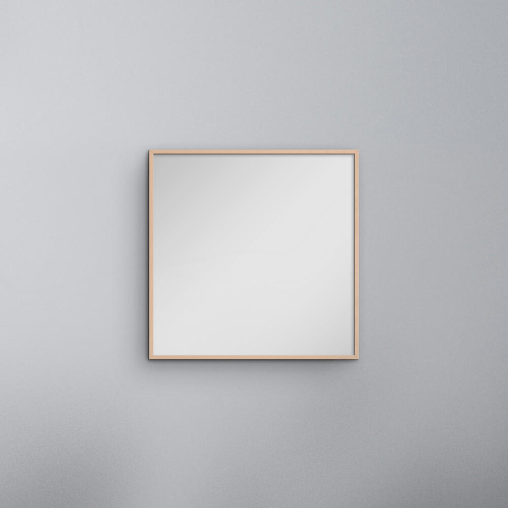 SPIEGEL - Rosafarbenes Holz - Rosa, Holz/Papier (50/50/2cm) - Poster&Frame