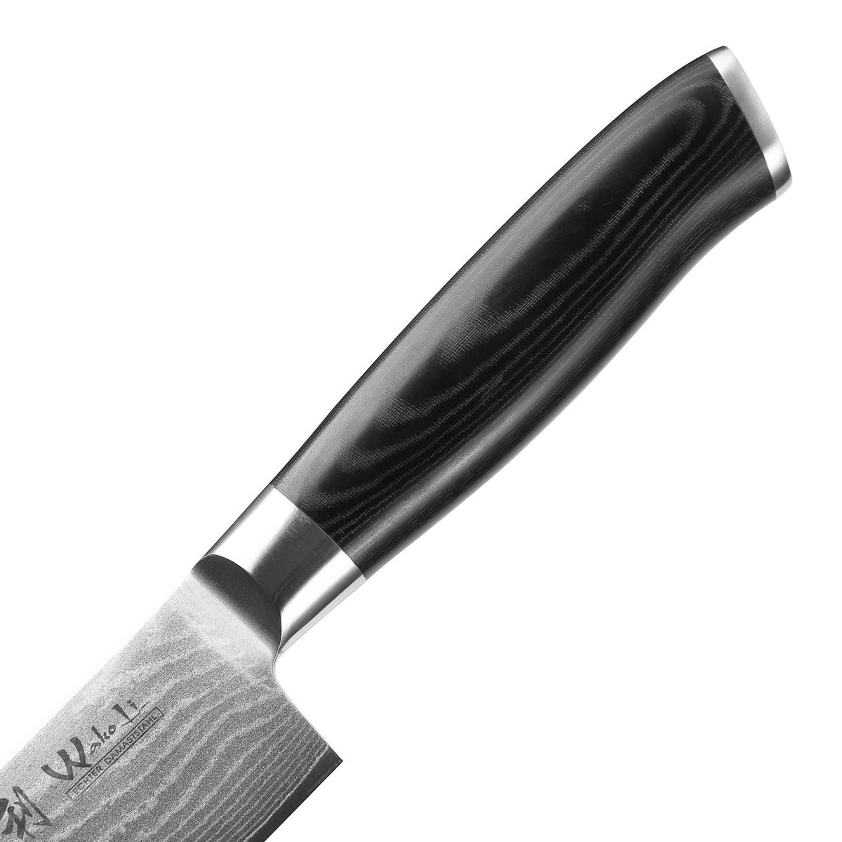 MESSERSET 3-tlg. 8–17 cm - Schwarz, Metall - Wakoli