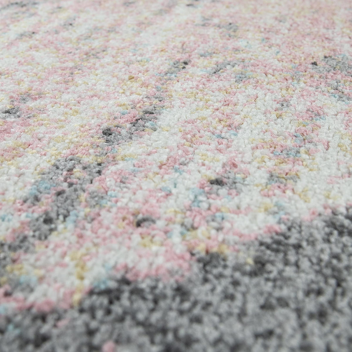 KURZFLORTEPPICH, mit Farbverlauf, aus Polypropylen, Mehrfarbig, 160 x 230 cm - Multicolor, Textil (160/230cm) - KADIMA DESIGN