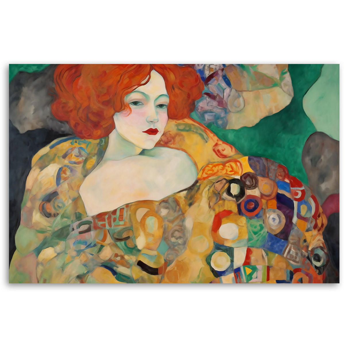 KUNSTDRUCK Bunt 120/80 cm - Multicolor, Textil (120/80cm) - KUNSTLOFT