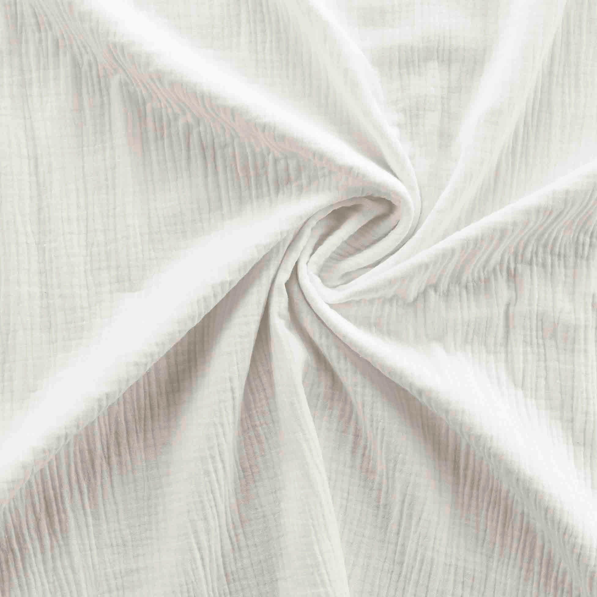 BETTWÄSCHE Angelia 240/220 cm - Weiß, Naturmaterialien (220/240cm) - Douceur d´intérieur