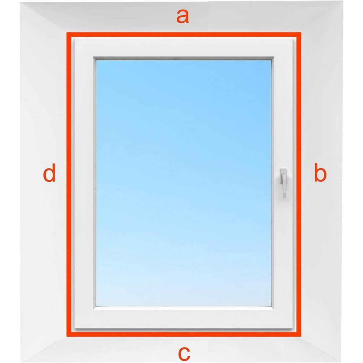 FENSTERABDICHTUNG für mobile Klimageräte 400 cm - Weiß, Textil (400/1/60cm)