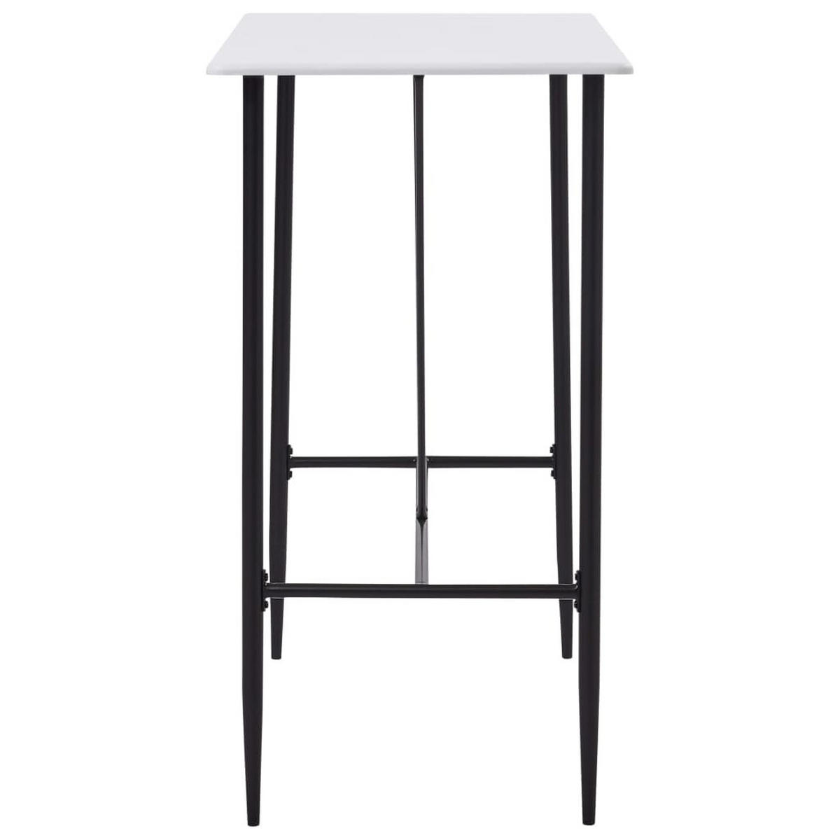 BARTISCH Weiß 120/60/110 Cm Mdf - Weiß, Holzwerkstoff (120/60/110cm) - vidaXL