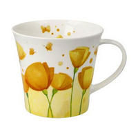 TEETASSE Fiore - Sunshine, Fine Bone China, gelb - Gelb, Keramik (0.35L) - Goebel