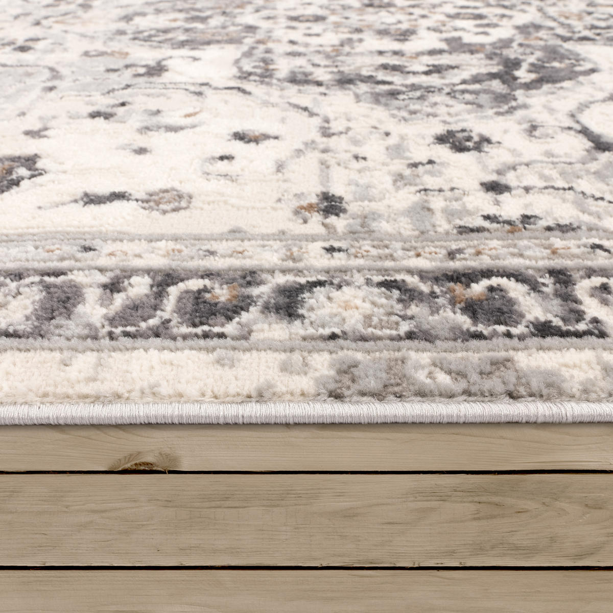 KURZFLORTEPPICH 80/150 cm Foggia 771 - Grau, Textil (80/150cm) - Paco Home