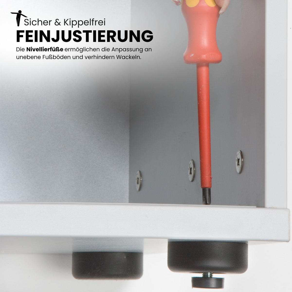 SCHIEBETÜRENSCHRANK - 2 Ordnerhöhen 40/120/74,8 cm in Graphitfarben/Grau Chromgriff (Metall) - Graphitfarben/Grau, Holzwerkstoff (120/74.8/40cm) - bümö