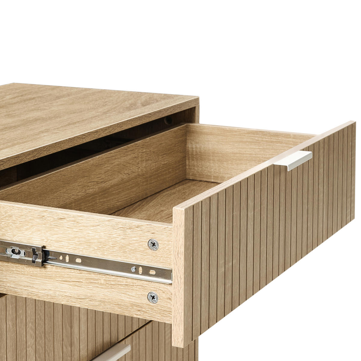 KOMODA s 6 zásuvkami Světle hnědá Royalla - světle hnědá, kompozitní dřevo (140/68/40cm) - Beliani