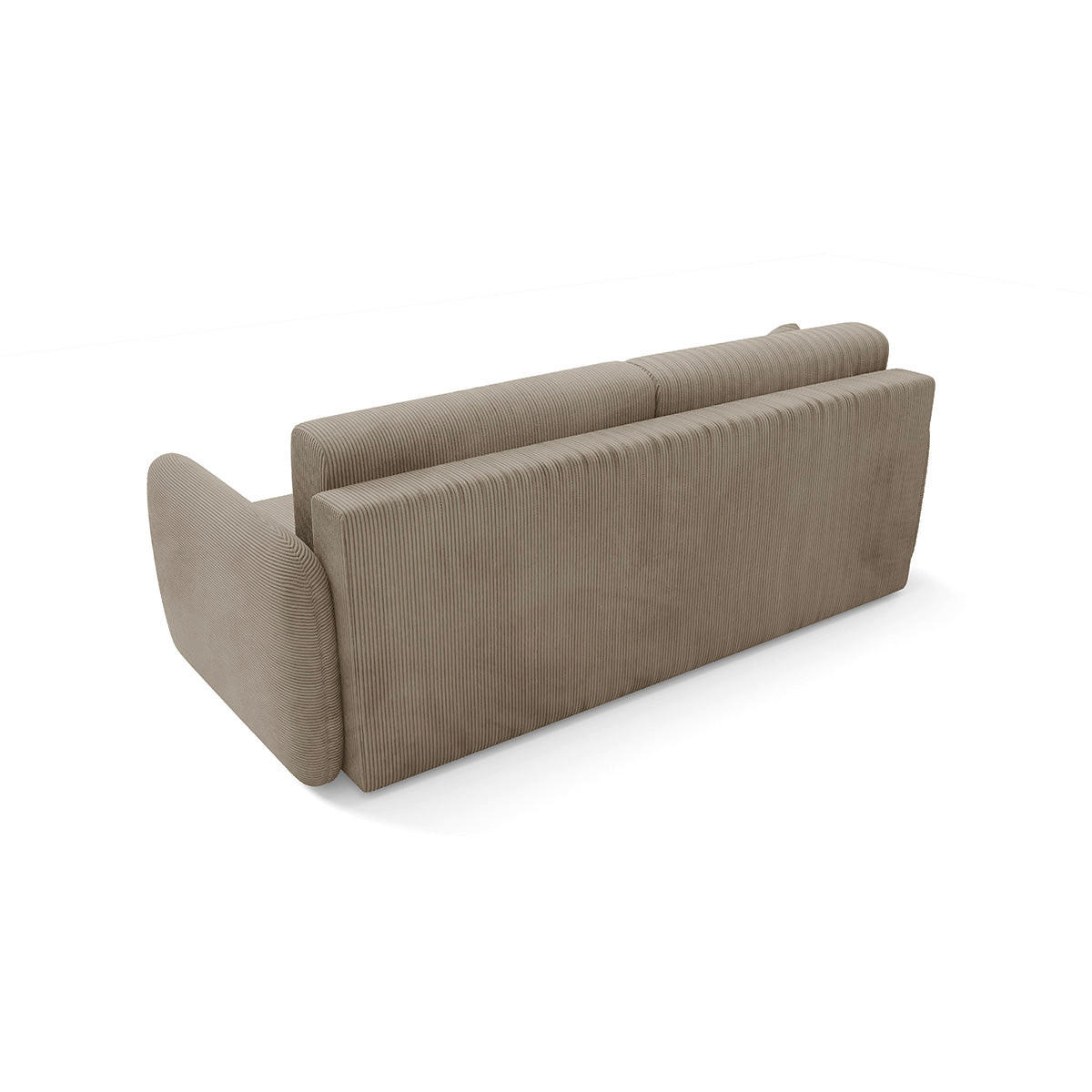 POHOVKA Dora 3 miesta na sedenie Taupe - taupe, drevo (233/92/110cm) - Petits-meubles