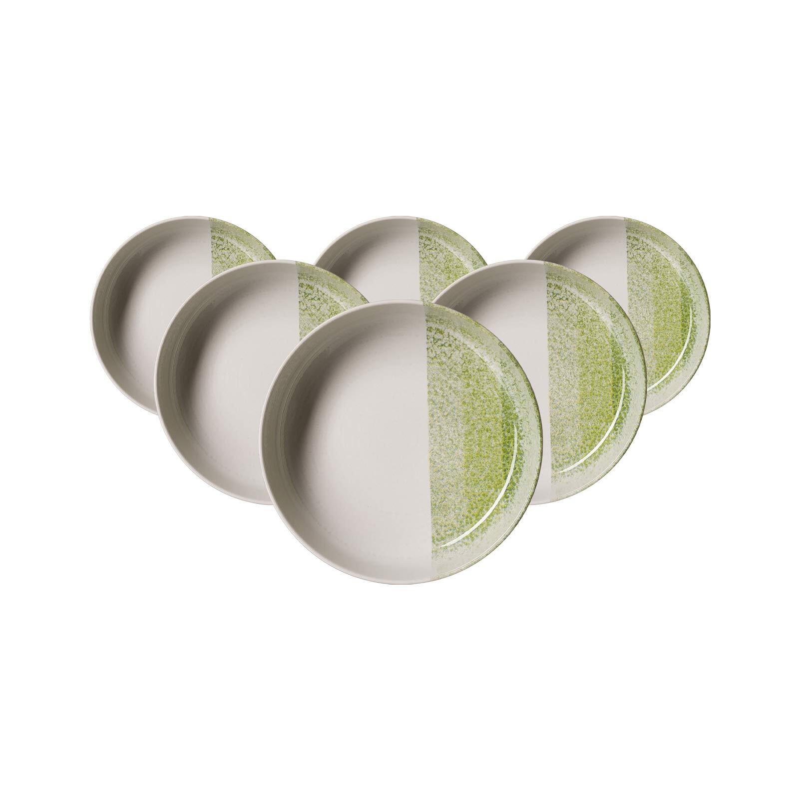SUPPENSCHALEN Trio Grün ø 18,5 cm 6er Set - Grün, Keramik (18.5cm) - Ritzenhoff Breker