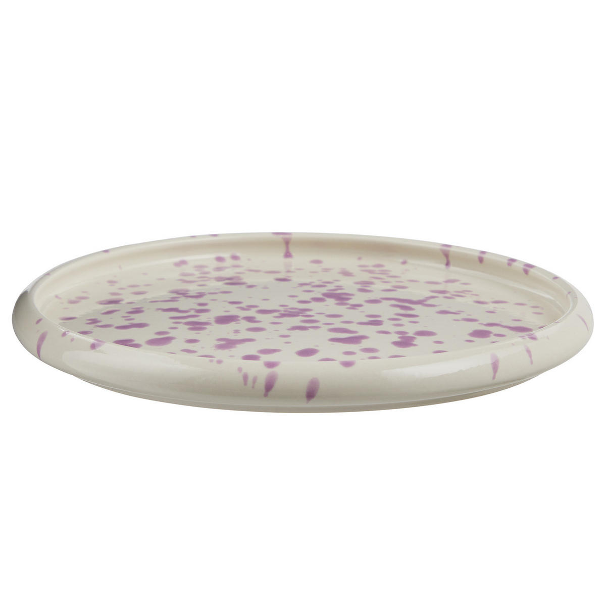 FRÜHSTÜCKSTELLER Boogy Splash - Violett, Keramik (21/21/2.3cm) - Butlers
