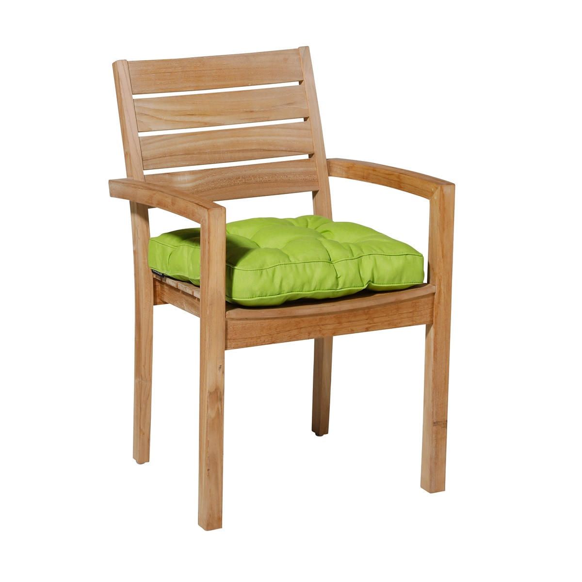 SITZKISSEN Panama 47/47 cm 4er-Set - Limette, Textil (47/8/47cm) - Madison
