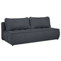 SCHLAFOSOFA Doris mit Schlaffunktion und Bettkasten, DL-System, Schwarz - Schwarz, Textil (210/88/100cm) - Beautysofa