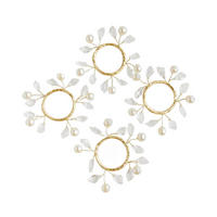 WEIHNACHTSKRANZ Serviettenring Soele, Ø8cm - Beige, Kunststoff (8/4/8cm) - home&you