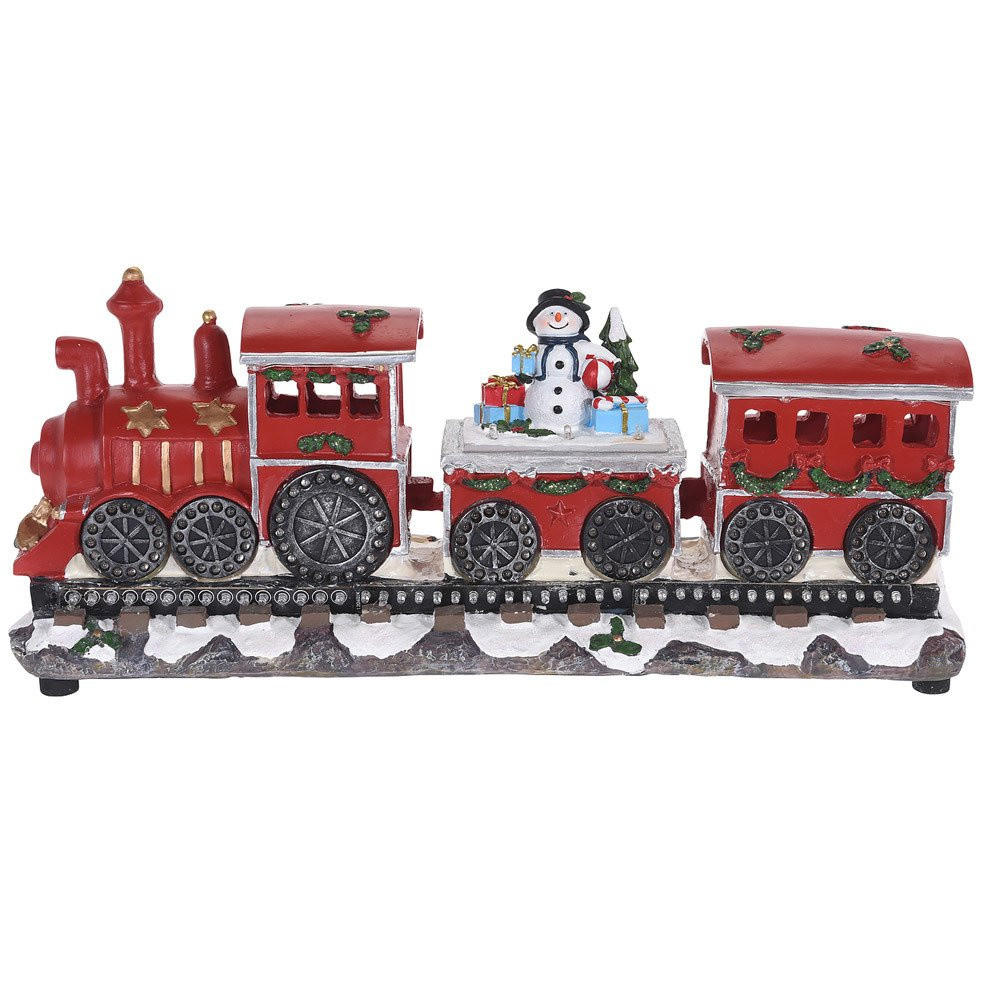 WEIHNACHTSZUG 39/14/20 cm - Multicolor, Kunststoff (14/20/39cm) - Home Styling Collection