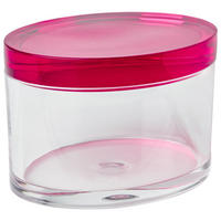 AUFBEWAHRUNGSDOSE Custody oval S, mit Deckel, Dose, Acrylic, Pink - Pink, Kunststoff (9.4/7.7/6.4cm) - Gift Company