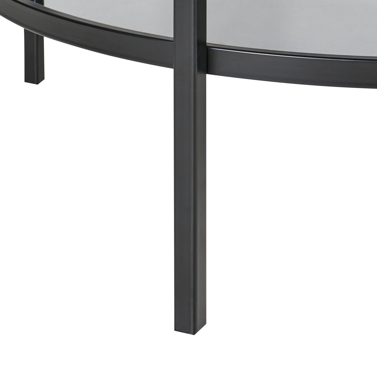 COUCHTISCH Sicherheitsglas Schwarz Tellaka - Schwarz, Glas (80/80/45cm) - Beliani