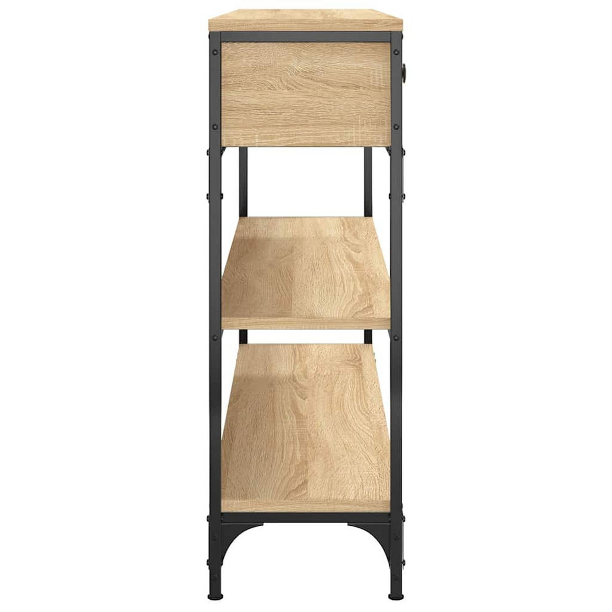 KONSOLENTISCH Sonoma-Eiche 100/25/75 Cm Holzwerkstoff - Braun, Holzwerkstoff (100/25/75cm) - vidaXL