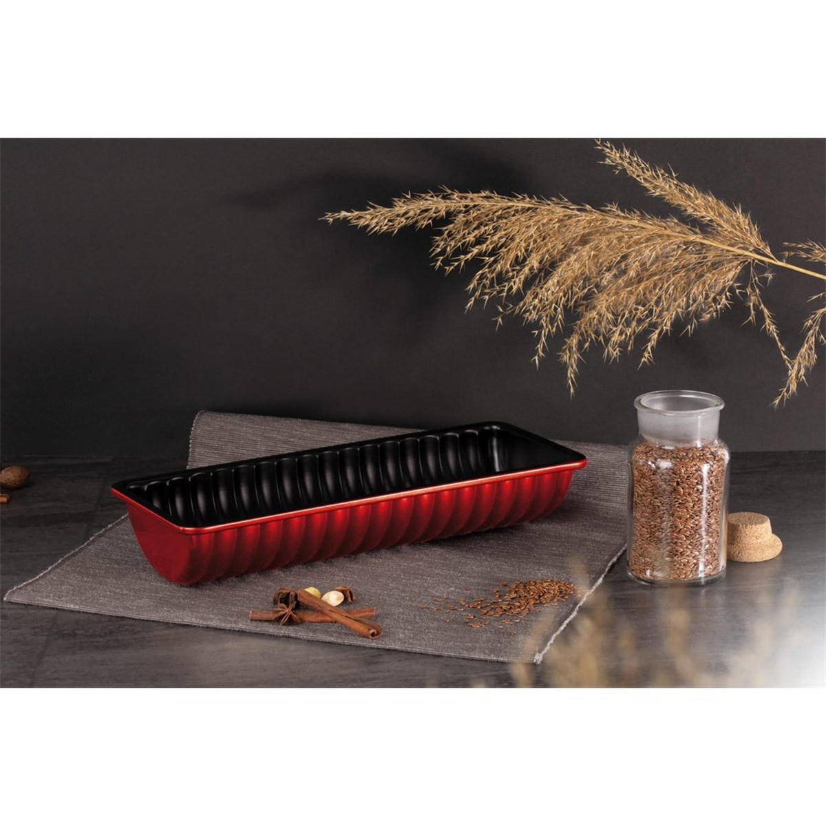 BACKFORM Schwarz 31.5/12/5.5 cm BH7638 - Schwarz, Metall (12/5.5/31.5cm) - Berlinger Haus