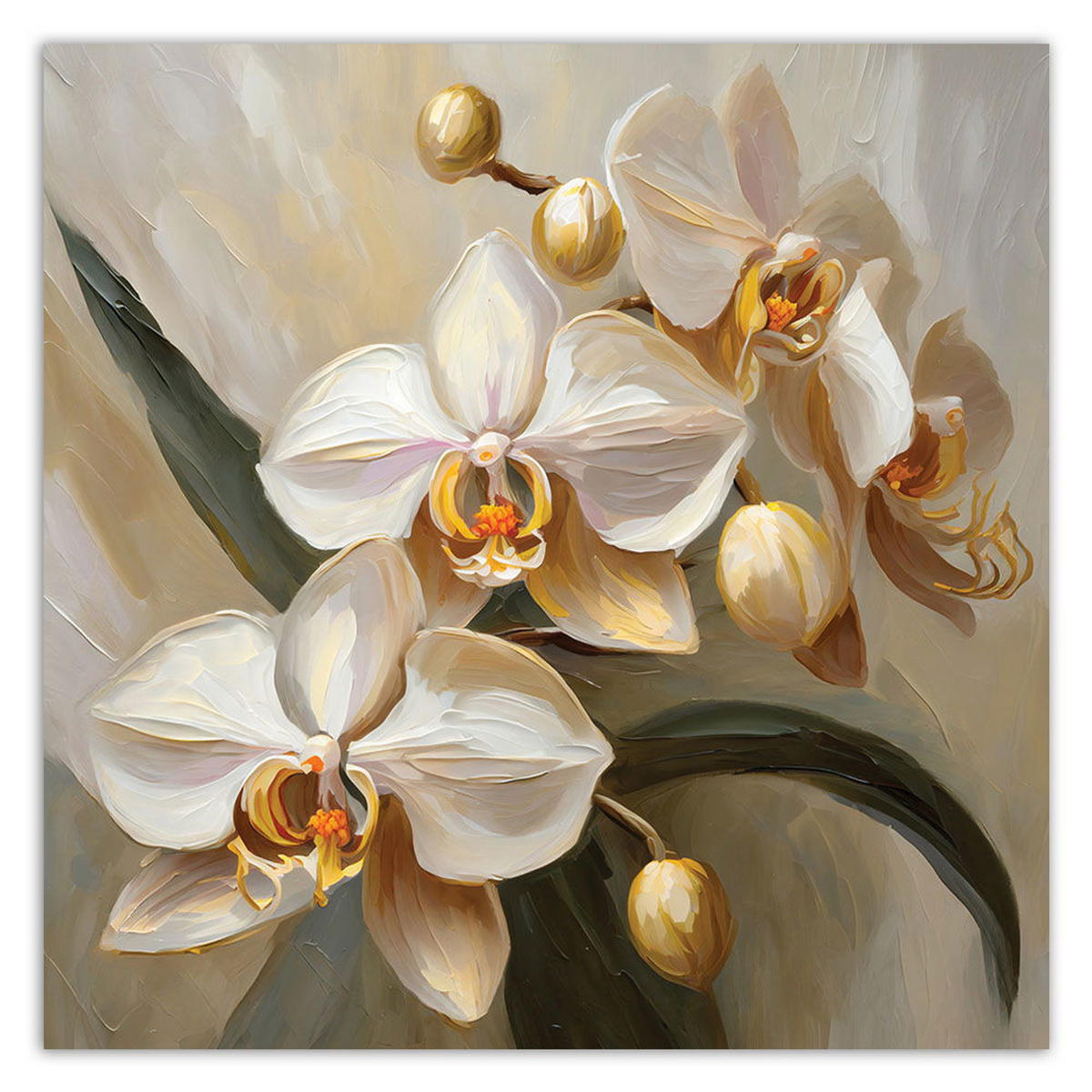 KUNSTDRUCK Gold 30/30 cm - Goldfarben, Textil (30/30cm) - KUNSTLOFT