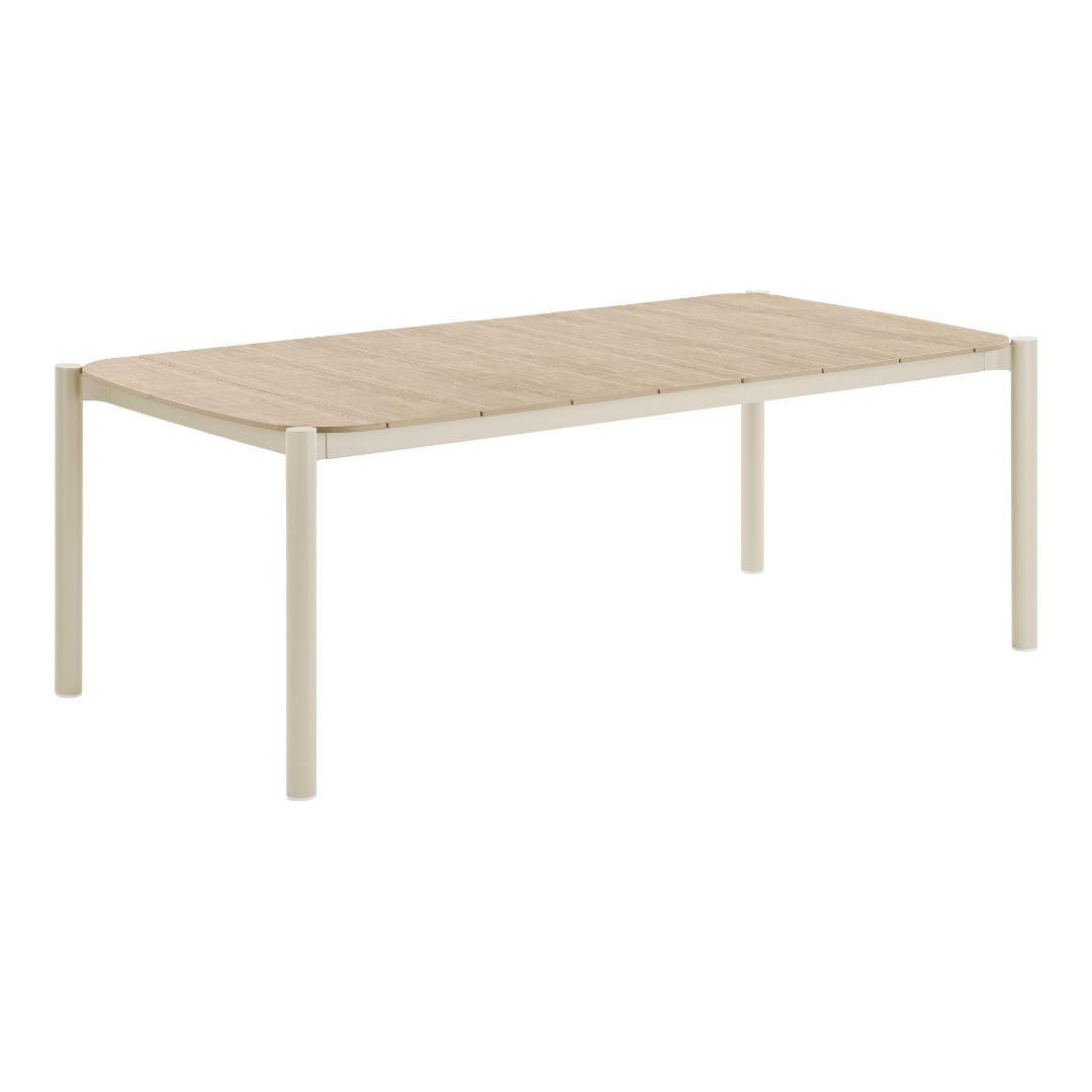 GARTENTISCH, Bella, Sandfarben, Metall, 200 x 100 x 74 cm - Sandfarben, Metall (100/200/74cm) - ebuy24