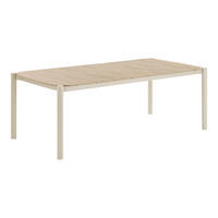 GARTENTISCH, Bella, Sandfarben, Metall, 200 x 100 x 74 cm - Sandfarben, Metall (100/200/74cm) - ebuy24