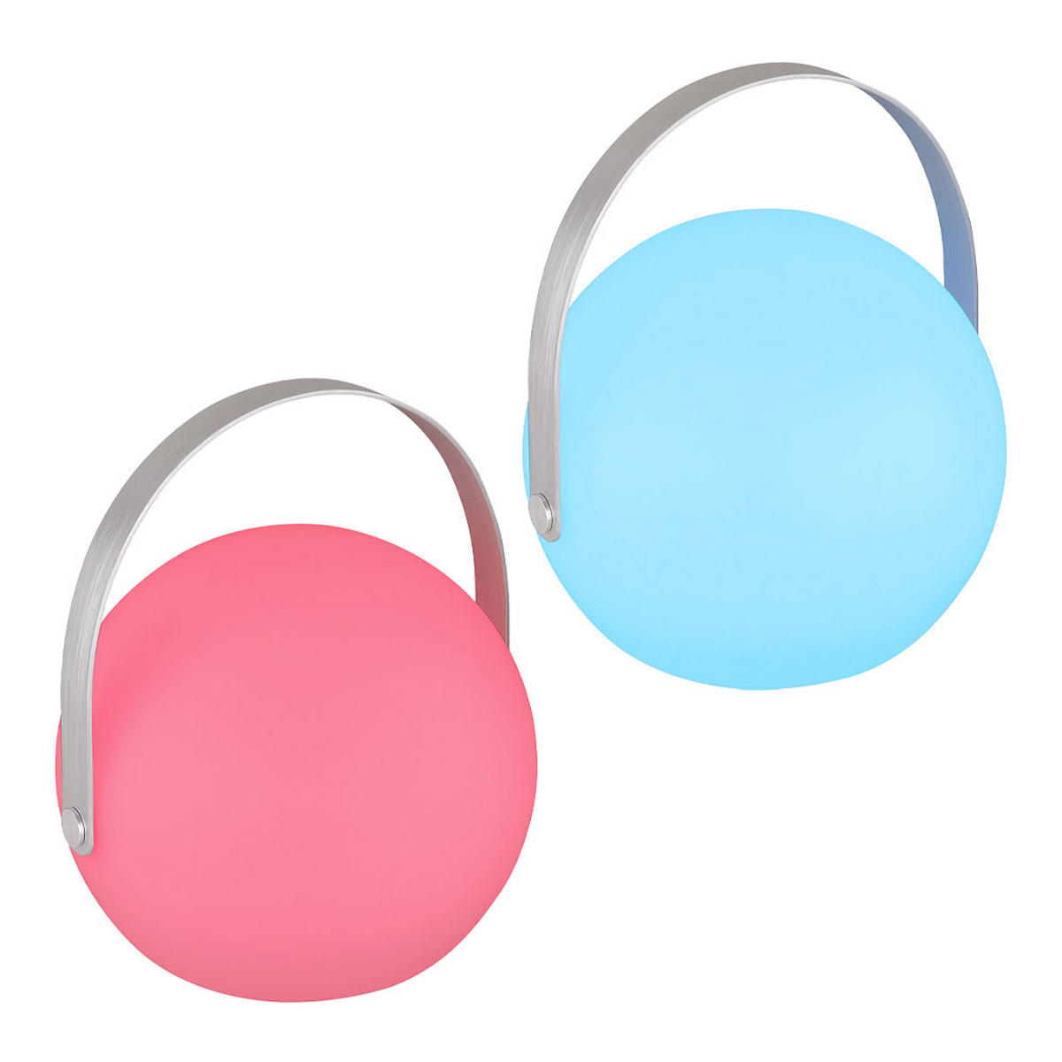 LED AUSSENLEUCHTE Kugel Weiß - Weiß, Metall (18.9/18.9/21cm) - Globo Lighting