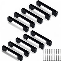 MÖBELGRIFF 10er-Set 96 mm - Schwarz, Metall (1.1/3.3/1.02cm)