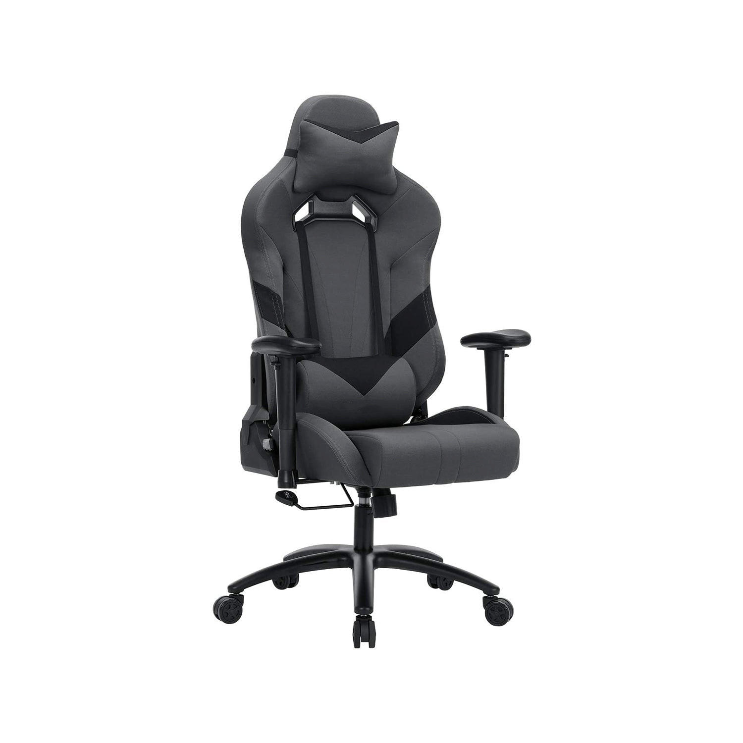 GAMING STUHL BÜROSTUHL - Schwarz, Leder (52/139/40cm) - Hansiro