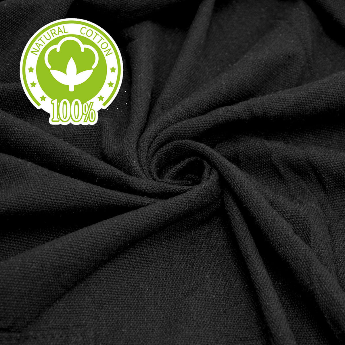 XXL-HÄNGESESSEL mit Kissen und Seitenfach, 220/120cm, Schwarz - Schwarz, Textil (120/145/220cm) - Amanka