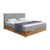 BOXSPRINGBETT Lofty 7 H3 - Grau, Holzwerkstoff (120/200cm) - Meblini