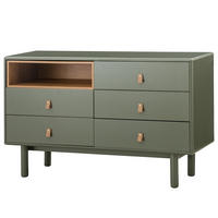 SIDEBOARD - 120 cm - Olivgrün, Holz/Holzwerkstoff (120/75/40cm) - home24