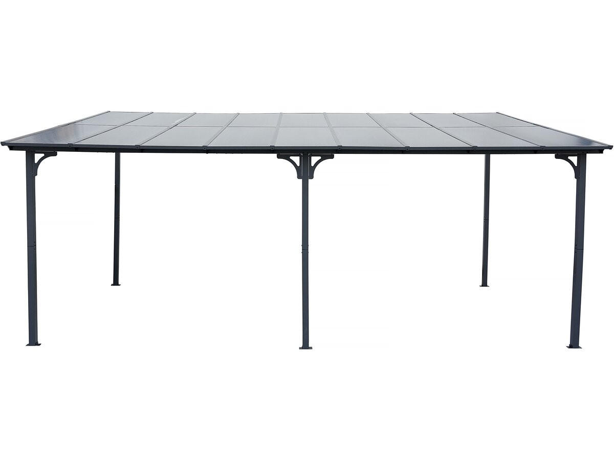 PARTYZELT UND PAVILLON marvin Grau - Grau, Metall (298/243/545cm) - Habitat Garten